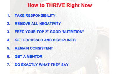 HOW TO THRIVE RIGHT NOW